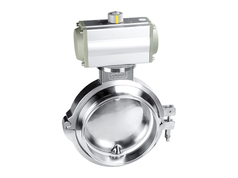 Sanitary Butterfly Valve With Pneumatic Actuator + Manufacturers ...